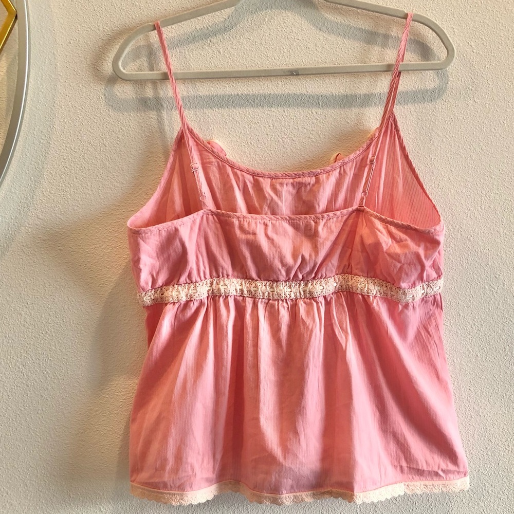 Anthropologie Feather & Bone Pink Cami 🎀 - Picture 5 of 7